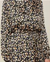 Thumbnail for your product : Juicy Couture Soft Focus Floral Hammered Silk Shirtdress