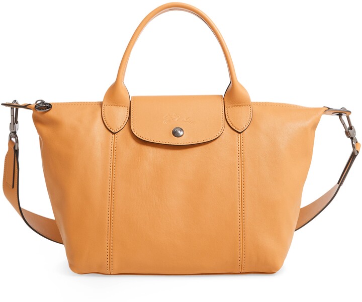 le pliage cuir leather tote