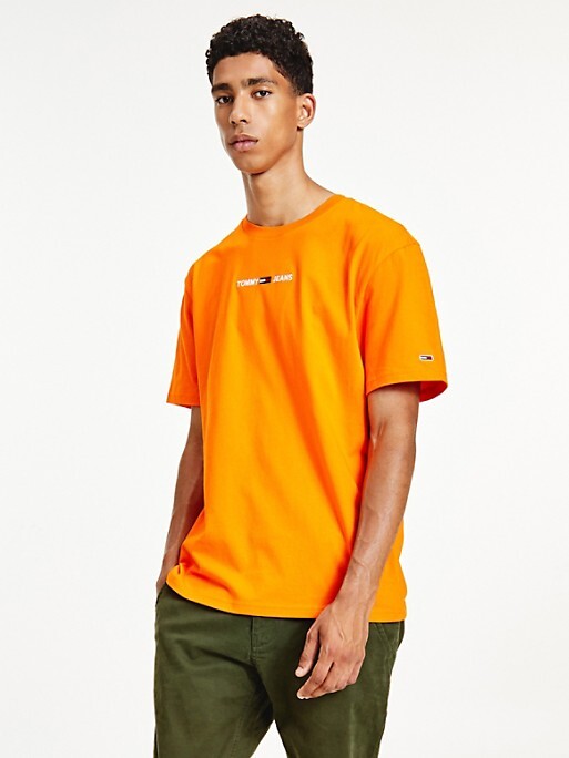 Tommy Hilfiger Orange Men's Shirts | ShopStyle