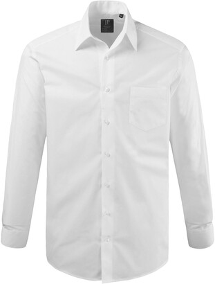 Mens Black Shirt With White Collar And Cuffs | Shop the world’s largest ...