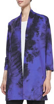 Thumbnail for your product : Caroline Rose Double-Face Tie-Dye Cardigan