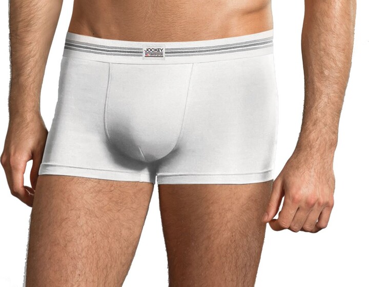 Jockey Mens Pack USA Original Cotton Boxer Short Trunk Underwear