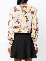 Thumbnail for your product : Diane von Furstenberg cropped pleated front blouse