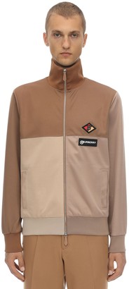 Burberry Zip-up Cotton Blend Track Jacket