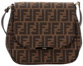 Thumbnail for your product : Fendi tobacco and nut zucca canvas crossbody bag