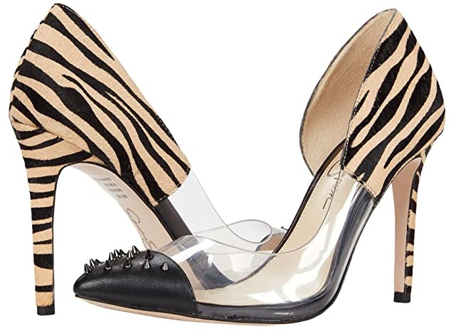 jessica simpson clear pumps