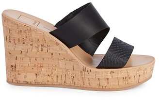 cork high heel sandals