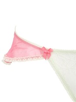 Thumbnail for your product : Mimi Holliday Nylon Lace & Chiffon Frilly Boy Shorts