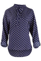 Thumbnail for your product : NEW bird keepers Womens Blouses The Neck Tie Blouse Tops