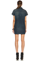 Thumbnail for your product : R 13 Cowboy Cotton Dress in Blue