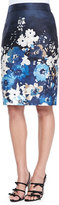 Thumbnail for your product : Kate Spade Autumn Floral Maritime Pencil Skirt