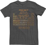 Thumbnail for your product : Licensed Character Men's Periodic Table Of Star Wars Characters Graphic Tee