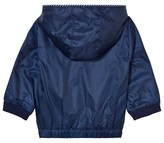 Thumbnail for your product : Mayoral Navy Hooded Windbreaker with Stripe Trims