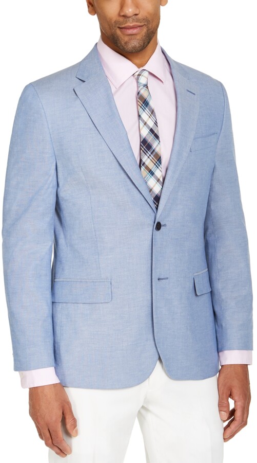 lightweight blazer for men resort casual attire.