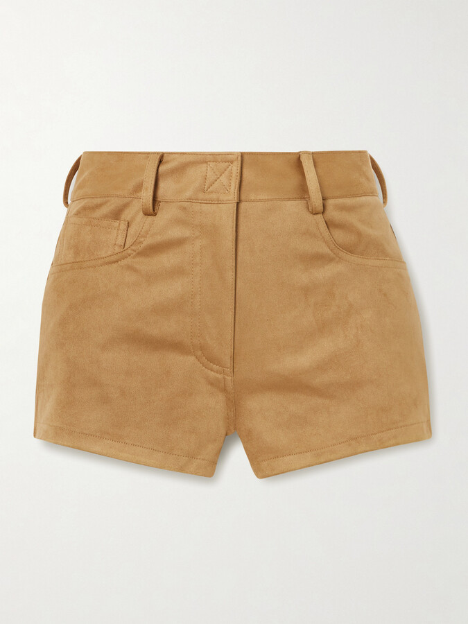 Norma Kamali Brushed Shorts - Brown