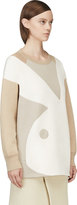 Thumbnail for your product : Marc Jacobs Beige Oversized Bunny Appliqué Sweater