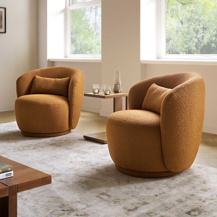 Castlery Avery Swivel Armchair Set of 2