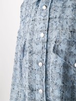 Thumbnail for your product : Faith Connexion Tweed Oversized-Fit Shirt