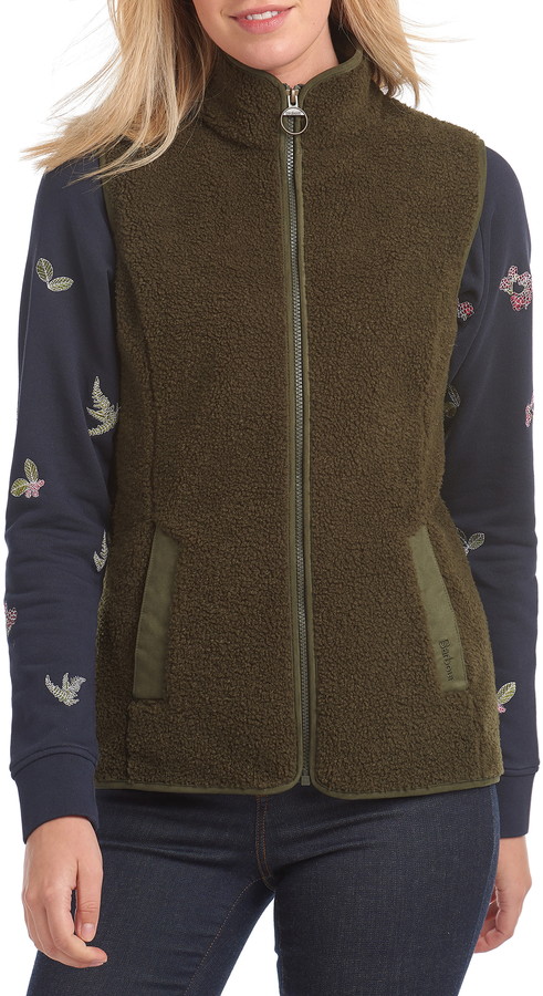 barbour shearling jacket