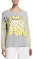 Thumbnail for your product : Joan Vass Rose/Striped Sweater, Petite