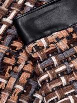 Thumbnail for your product : Akris Punto Leather-Trimmed Tweed Skirt