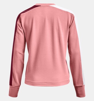Under Armour Women's UA Rival Terry Colorblock Crew