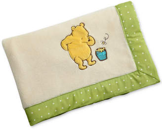 Disney Winne-the-Pooh My Friend Pooh Embroidered Appliqué French Terry Blanket