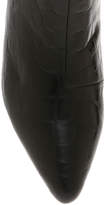 Thumbnail for your product : York Black Croc Print Leather Boot