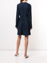Thumbnail for your product : Stella McCartney Horse Print Pleated Mini Dress