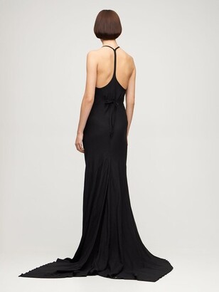 ワンピース Ann Demeulemeester SOFIA LONG SLEEVELESS DRESS Ann Demeulemeester Sofia Wool & Silk Jersey Long Dress