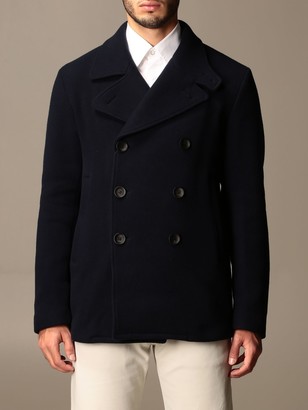 Giorgio Armani Double-breasted Peacot In Virgin Wool Cloth - ShopStyle  Raincoats & Trench Coats
