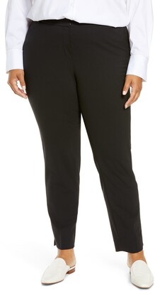plus size wool pants