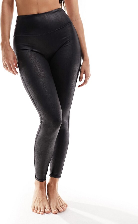 Magic Bodyfashion medium control shaping leather look full length shaping  leggings in black - ShopStyle Shapewear