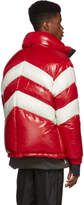 Thumbnail for your product : Moncler Grenoble Red and Off-White Down Golzern Jacket
