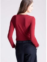 Thumbnail for your product : Cyrillus Long-Sleeved Cotton/Modal T-Shirt