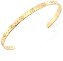 Gucci Icon 18K Yellow Gold Bangle Bracelet