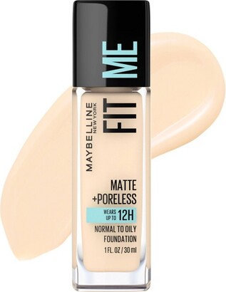 Maybelline Fit Me Matte + Poreless Oil Free Liquid Foundation - 1 fl oz - - 1 fl oz