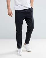 Thumbnail for your product : Selected Cropped Tapered Pant With Elasticated Waist In Check