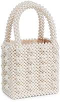 Thumbnail for your product : Shrimps Antonia Faux Pearl-Embellished Top Handle Bag