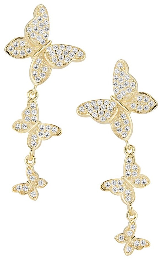 Butterfly Drop Earrings | Shop the world's largest collection of 