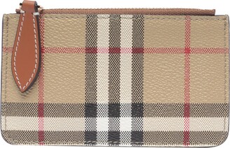 Burberry Icon-stripe Grained Leather Card Holder (Wallets and Small Leather  Goods,Cardholders)