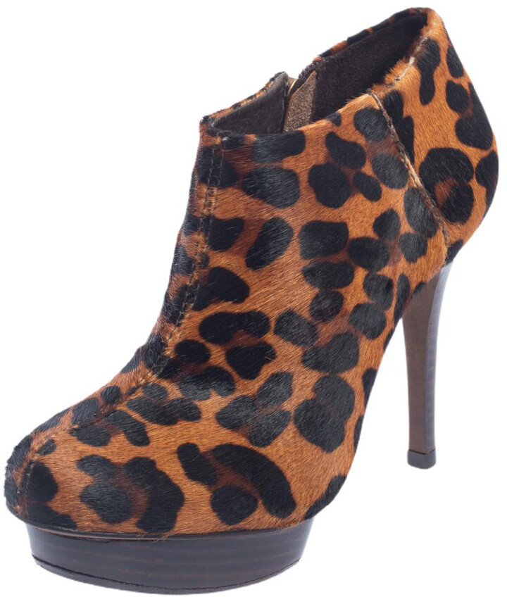 rampage leopard booties
