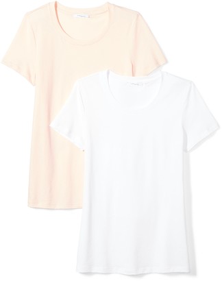 Daily Ritual Amazon Brand Women's Lightweight 100% Supima Cotton Short-Sleeve Crew Neck T-Shirt