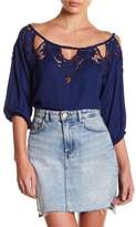 Thumbnail for your product : Tiare Hawaii Atlantis Crochet Lace Blouse