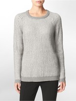 Thumbnail for your product : Calvin Klein Striped Knit Sweater