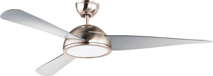 52" Maxim Cupola Brushed Nickel Finish 3-Blade LED Ceiling Fan