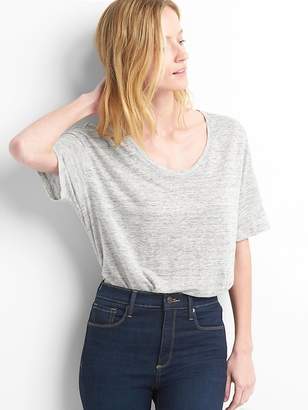 Gap Short Sleeve Linen Volume T-Shirt