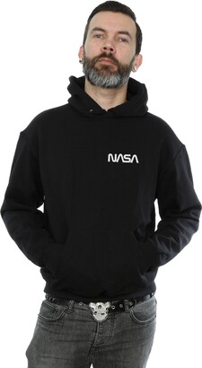 Absolute Cult NASA Men's Modern Logo Hoodie Black Small - ShopStyle