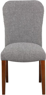 Red Barrel Studio Dining Chair In Performance Fabric With Nail Heads - Set Of 2