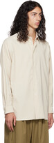 Thumbnail for your product : AURALEE Off-White Finx Shirt